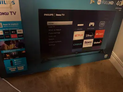 Philips 40 inch Roku TV, View more