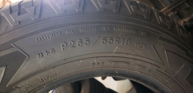Four new Goodyear Wrangler 265/65R18 in Tires & Rims in Penticton - Image 3