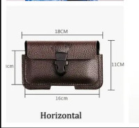 For sale-PU leather Cell phone Horizontal belt pouch-New