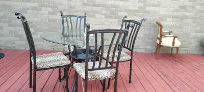 Round metal Dining table, View more