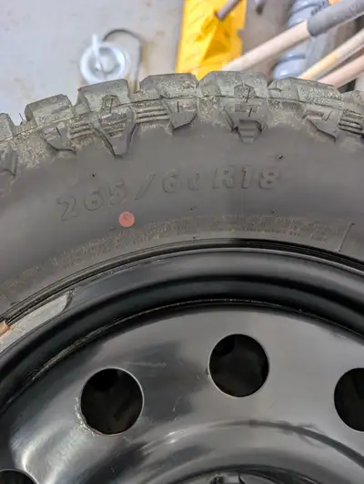 Asking: $1150.00 OBO Off Of: 2019 Chevy Colorado LT Tires: Sailun Terramax RT 265/60R18 Rims: Steel...