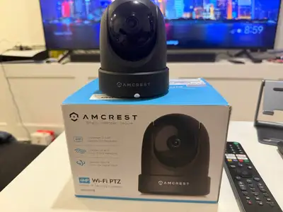 Amcrest IP4M-1051B 4MP WiFi Camera Dome PanTilt 5ghz/2.4ghz, View more