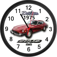 1975 Datsun 280Z 2+2 (Burgundy) Custom Wall Clock - Brand New -