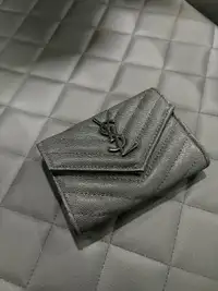 YSL women Leather Wallet 