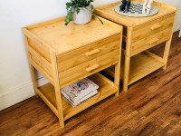 night stands/ bedside tables/ side tables