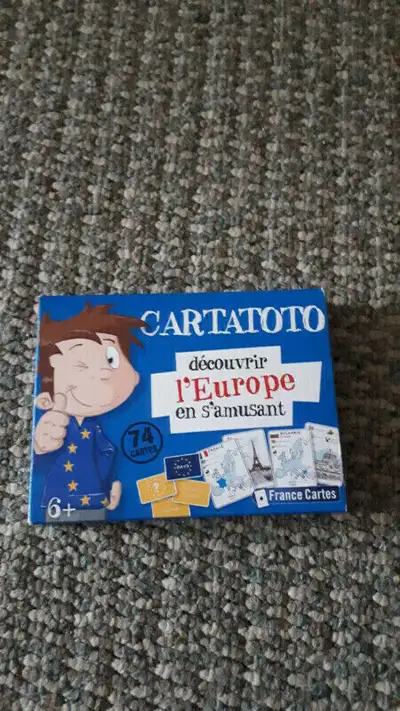 Jeu éducatif NEUF Cartatoto "découvrir l'Europe" 6ans +, View more