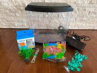 5-Gallon Fish Tank and Accessories (Plastic)