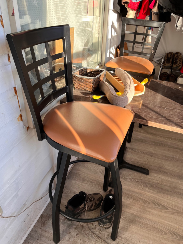 2 Bar Stools! and table in Dining Tables & Sets in Thunder Bay