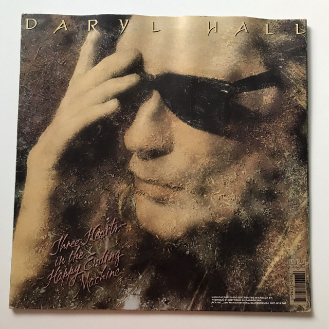 Daryl Hall-Three Hearts in the Happy Ending Machine Record  in Arts & Collectibles in North Bay - Image 2