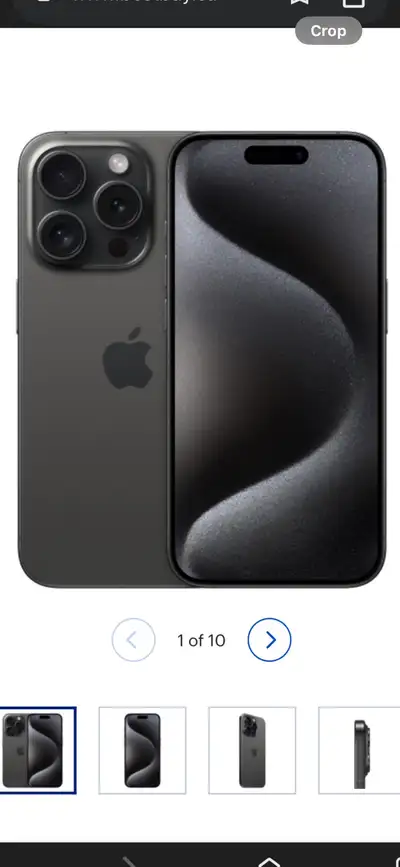 iPhone 15 pro 128gb  black, View more