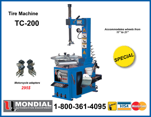 NEW Tire Changer TC-200 Tire Machine Wheel BALANCER & Warranty in Other in North Bay