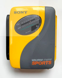 Sony Walkman Sports AM FM Radio and Cassette Player  WM-SXF30