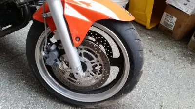 Suzuki SV 650 track bike part out. Lots of first and second generation parts like wheels, track fair...