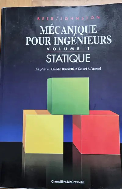 Essai de statique chimique 化学静力学試論　復刻版 mécanique pour ingénieurs statique in Books in Québec | Kijiji