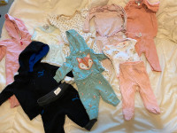 2 Peice Sets and Rompers 0-3 months