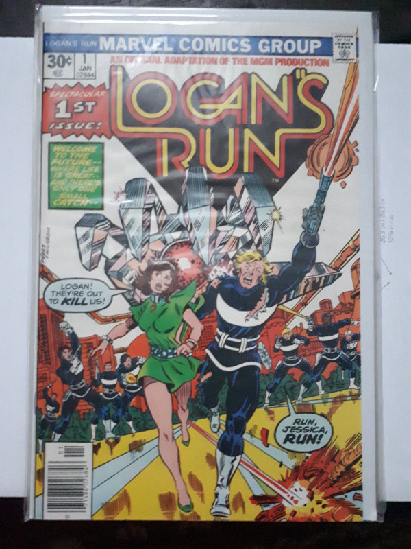 LOGAN'S RUN - 1970S SCIENCE FICTION MOVIE MARVEL COMICS SET in Comics & Graphic Novels in Oshawa / Durham Region