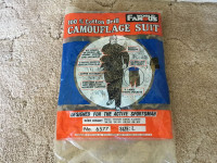 Cotton Drill Camo  size L Suit by World Famous