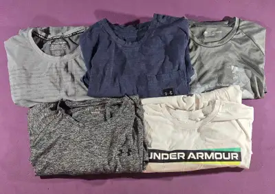Men's 2X, XXL Under Armour short sleeve t-shirts(5).  EUC., View more