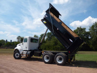 TANDEM TRUCK PUP LOADS LANDSCAPE MATERIAL ROCK SOIL GRAVEL CRUSH