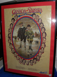 Reduced'74 Canada vs. Russia Summit Series Framed Poster Reduced
