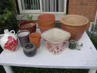 Clay and Ceramic pots