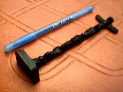 This is made using resin casting (a process using ground stone with coloured resin and formed in a m...