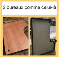 Grands bureaux de travail de qualité haut de gamme / 70$ ch