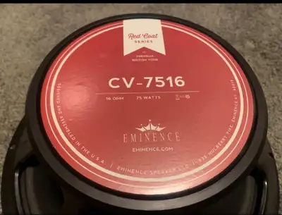 eminence cv-75 16 ohm (trade: 8 ohm), View more