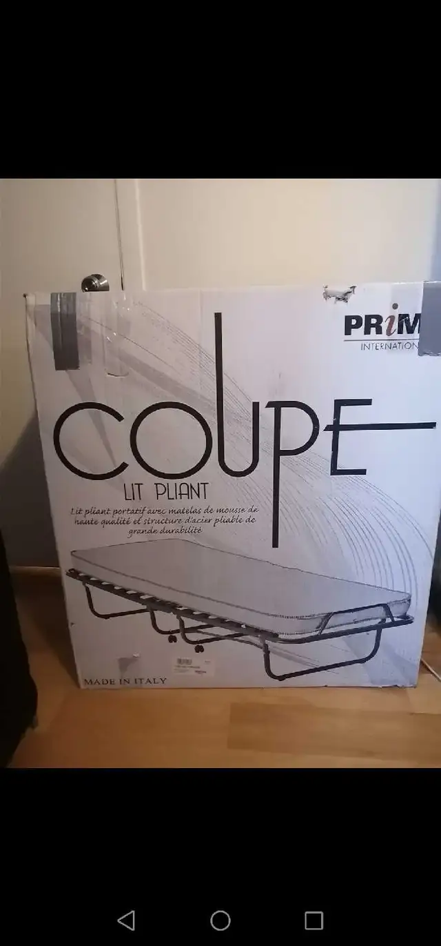 Folding Cot bed/lit pliant in Beds & Mattresses in City of Montréal - Image 8