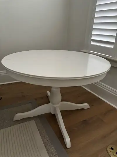 Round Extendable IKEA Dining Table, View more