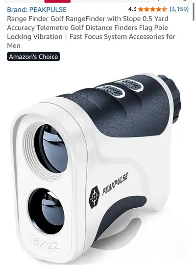 New Range Finder Golf RangeFinder with Slope 0.5 Yard Accuracy Telemetre Golf Distance Finders Flag...