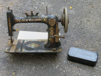 Vintage New Williams Sewing Machine & Accessories Box