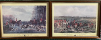The Meet at Blagdon/The Meeting…On Ascot Heath Framed Prints