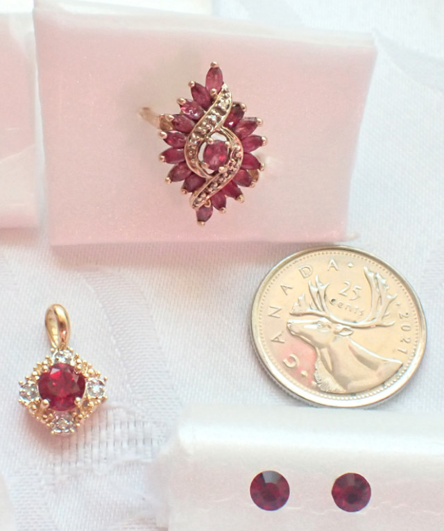 FOR SALE - Ruby pendent in Jewellery & Watches in Peterborough
