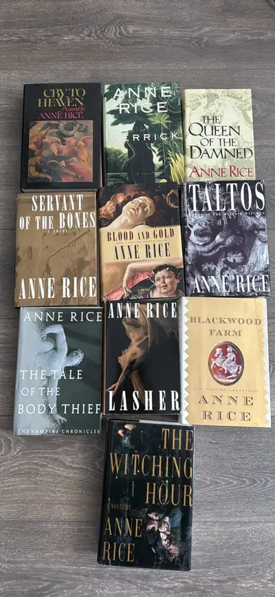 Stephen King and Anne Rice Books, View more