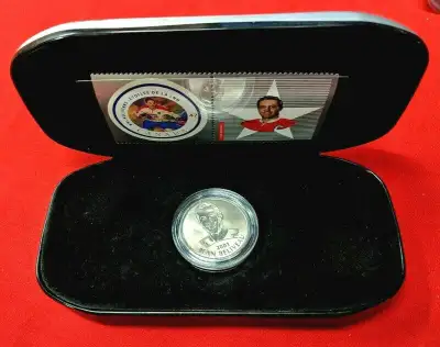 CARTE DE HOCKEY 2001 ALL-STARS SILVER COIN/STAMP JEAN BELIVEAU, View more