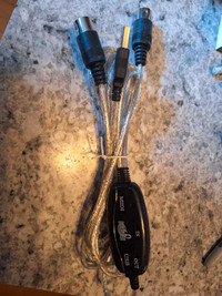 MIDI to USB Interface Cable 