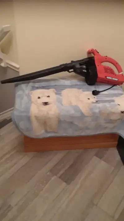 black and decker leaf or snow blower electric buy for $85.00, View more