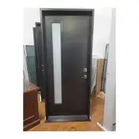 Ready to Go Black Modern Door  - Steel Single Door 34"