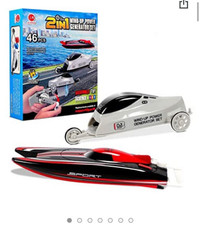 Science Kits for Kids, DIY 2 in 1 Wind-up Power Toy Boat and Car