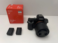Sony ILCE -7R Camera with 50mm 1.8 lens