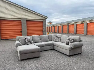 Grey U Shaped Jupiter Sectional, View more