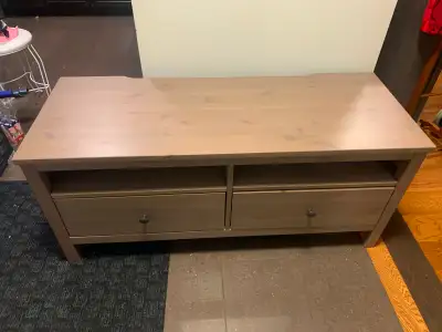 Ikea Hemnes wood TV Stand. 2 drawers (retail price 320$), View more