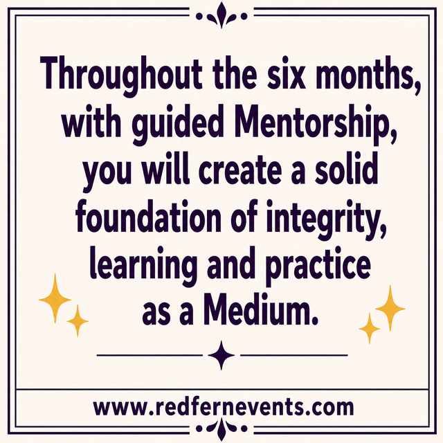 6 month online mentorship - Psychic & Mediumship Development547952813073377283
