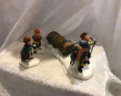 Bringing Home The Yule Log, View more
