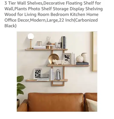Elevate your home decor with this brand new 3-tier floating shelf, perfect for displaying plants, ph...