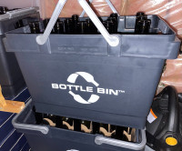 Wine Bottle Bins x4 