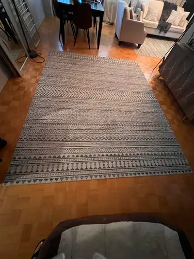Two Boho Style Washable Rugs, View more