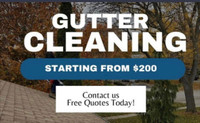 Eavestrough Cleaning , Gutters Cleaning 