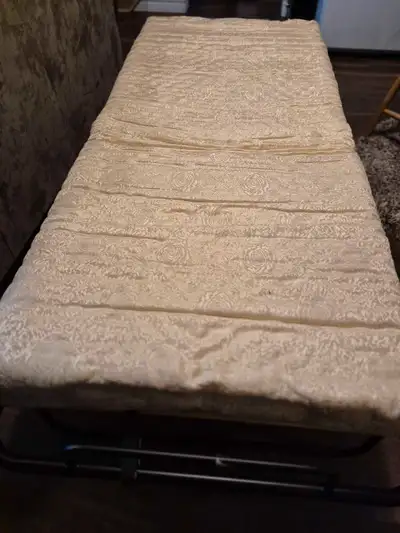 Folding cot with mattress, View more
